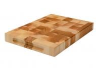 Кухонная торцевая разделочная доска Жива 25 х 35 х 4 ясень