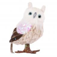 Украшение новогоднее YES! Fun Сова белая 13 см