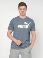Футболка Puma ESS HEATHER TEE DARK NIGHT HEATHER 58673616 р.S серый Футболка Puma ESS HEATHER TEE DARK NIGHT HEATHER 58673616 р.S серый