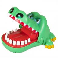 Игра настольная Qunxing Toys Крокодил-дантист зеленый 2205