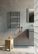 Полотенцесушитель электрический Elna Ладер Элит Т 9 (900*530) черная с диммером t