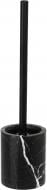 Ершик для унитаза Sensio Marble 9.5х9.5х11 см чорний