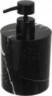 Дозатор для жидкого мыла Sensio Marble 9х9х10,5см/15,5см черный