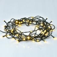 Электрогирлянда YES! Fun Бриллиант 8 мм LED тепло-белая 8 режимов мигания 80 ламп 8 м (975052)