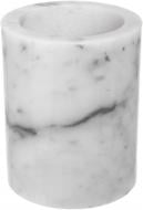 Стакан Sensio Marble 8x8х10 см белый