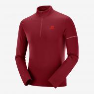 Джемпер Salomon AGILE HZ MID LC1049800 р. XL бордовый