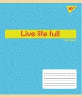 Тетрадь школьная 18 листов клетка Bright Pattern (765605) YES