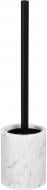 Ершик для унитаза Sensio Marble 9.5х9.5х11 см белый