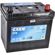 Акумулятор автомобільний EXIDE Start-Stop EFB 60Ah 520A 12V «+» праворуч (EL604)