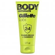 Крем для гоління GILLETTE Labs 2 в 1 Body & Intimate 177 мл