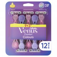 Станки одноразові GILLETTE Venus Comfort Colours 12 шт.