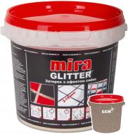 Затірка для плитки Mira Glitter alabaster 1 кг бежевий