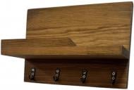 Ключница на 4 крючка орех Ключница на 4 крючка орех