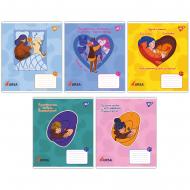 Тетрадь школьная 18 листов клетка Тварини URSA (767431) YES