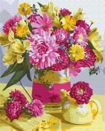 Картина по номерам Букет ярких цветов BS51596 40x50 см Brushme