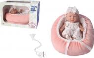 Лялька Ledy Toys з переноскою і пустушкою 10/25 см рожевий OTM0048861