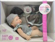 Лялька Ledy Toys з брязкальцем і шапочкою 12/30 см сірий OTM0048864