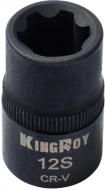 Головка Ribe 1/2'' M12S для болтов ГБЦ и маховика профессиональная KING ROY 7278