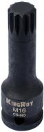 Головка Spline M16H 1/2'' для сливной пробки КП профессиональная KING ROY 7292