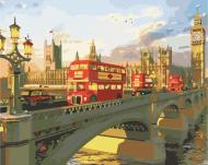 Картина по номерам Вечерний Лондон BS51547 40x50 см Brushme Картина по номерам Вечерний Лондон BS51547 40x50 см Brushme