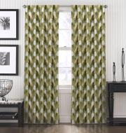 Штора Di&Di Модерн Листья 175x250 зеленый Декор-ін