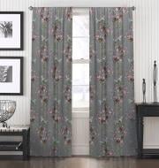 Штора Di&Di Прованс Цветы на сером фоне 175x250 Декор-ін