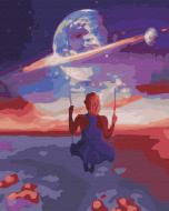 Картина по номерам Космические мечты BS51500 40x50 см Brushme Картина по номерам Космические мечты BS51500 40x50 см Brushme