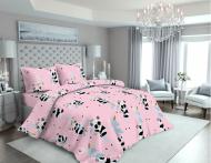 Наволочка бязь 17-0505 Panda pink 40x60 см мульти MirSon