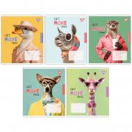 Тетрадь школьная 18 листов линия Get more likes (767266) YES