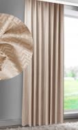 Штора Микровелюр Микос Зигзаг 200x270 бежевый Декор-ін