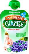 Пюре Маленькое счастье Яблоко-черника 90 г 4813163001793 Пюре Маленькое счастье Яблоко-черника 90 г 4813163001793