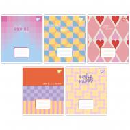 Тетрадь школьная 18 листов линия Smile and be happy (767267) YES