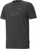 Футболка Puma ESS HEATHER TEE DARK GRAY HEATHER 58673607 р.S серый