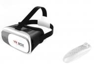 3D очки виртуальной реальности VR BOX 2.0 с пультом Черный с белым (005351)