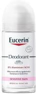 Дезодорант унисекс Eucerin Deo шариковый без алюминия для чувствительной кожи 50 мл