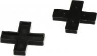 Хрестики дистанційні 10 мм 30 шт./уп для клінкерної плитки чорні/сірі