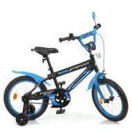 Велосипед дитячий PROF1 16" Inspirer SKD45 чорний із синім Y16323