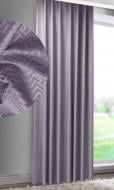 Штора Микровелюр Микос Зигзаг 175x270 фиолетовый Декор-ін