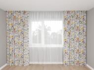 Штора Прованс цветы Весенняя симфония 200x270 мульти Декор-ін