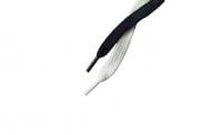 Шнурки бело-черные 120 см
