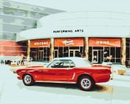 Картина за номерами Ретро на вулицях міста BS52497 40x50 см Brushme Картина за номерами Ретро на вулицях міста BS52497 40x50 см Brushme