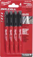 Набір маркерів чорний Milwaukee InkZAll 4 шт. 48223154