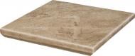Клинкерная плитка Ceramika Paradyz Mattone pietra ochra kapinos stopnica narozna G1 33x33 см