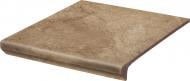 Клинкерная плитка Ceramika Paradyz Mattone pietra ochra kapinos stopnica prosta G1 30x33 см