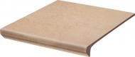 Клинкерная плитка Ceramika Paradyz Mattone sabbia beige kapinos stopnica prosta G1 30x33 см