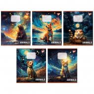 Тетрадь школьная 24 листа клетка Dreamer animals (767013) YES