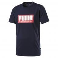 Футболка Puma Logo AOP Pack Graphic Tee 58177306 р.S черный
