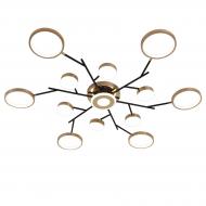 Люстра светодиодная Victoria Lighting 85 Вт черный с золотом Nectar/PL9