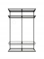 Гардеробная система Kolchuga 1200x2000x400 мм (1200-20-039) Black Edition черный