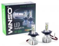 Лампа светодиодная WINSO LED 798400 H4 P43t 12В 60 Вт 2 шт. 6500 K